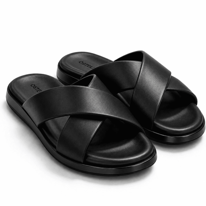 OSTELLA™ | Sandales Croisées Noir