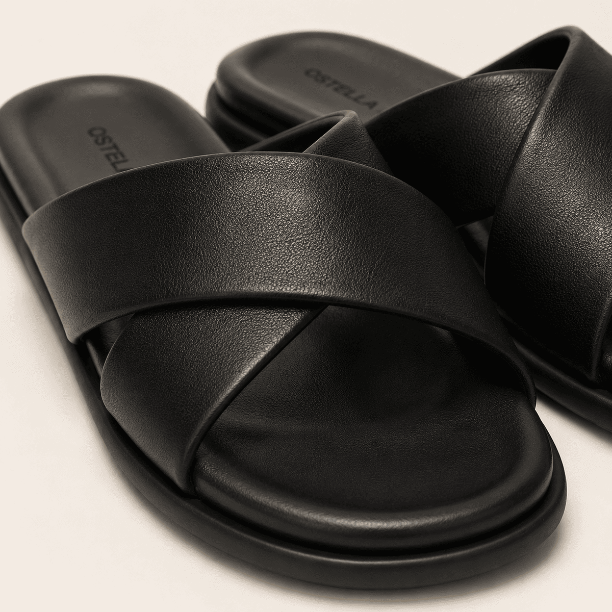 OSTELLA™ | Sandales Croisées Noir