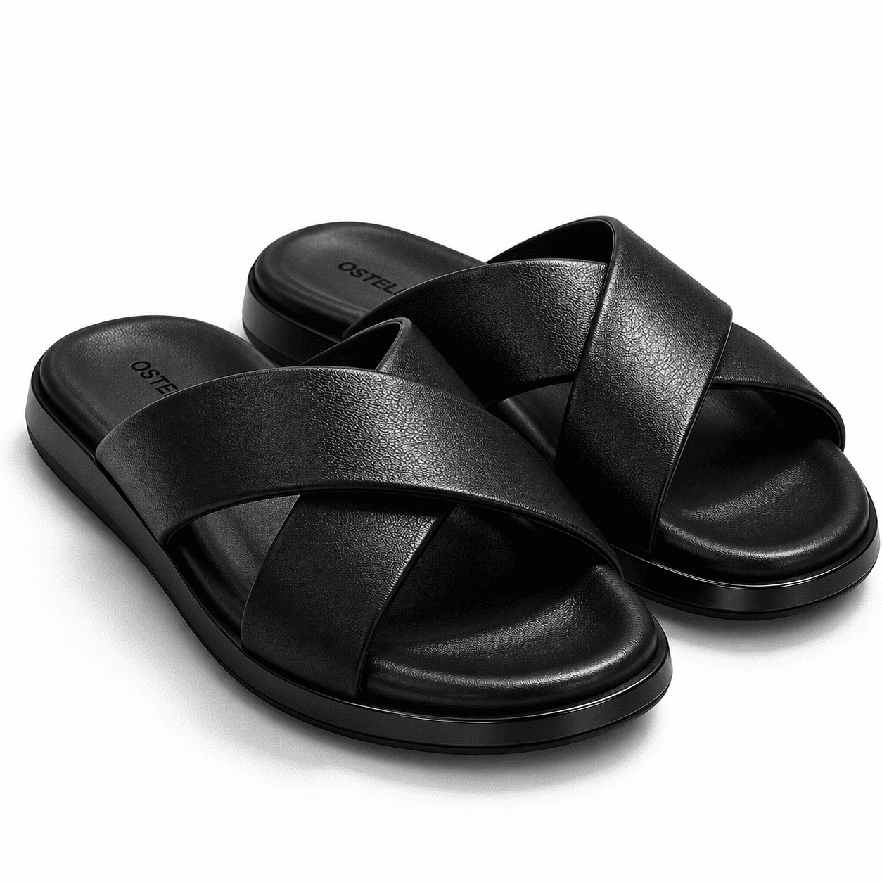 OSTELLA™ | Sandales Croisées Noir