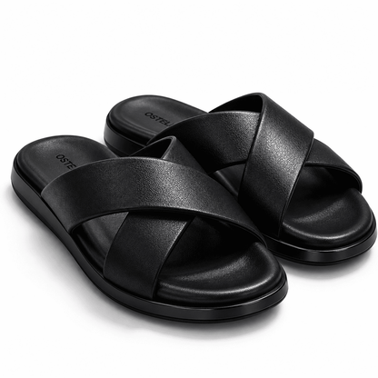 OSTELLA™ | Sandales Croisées Noir