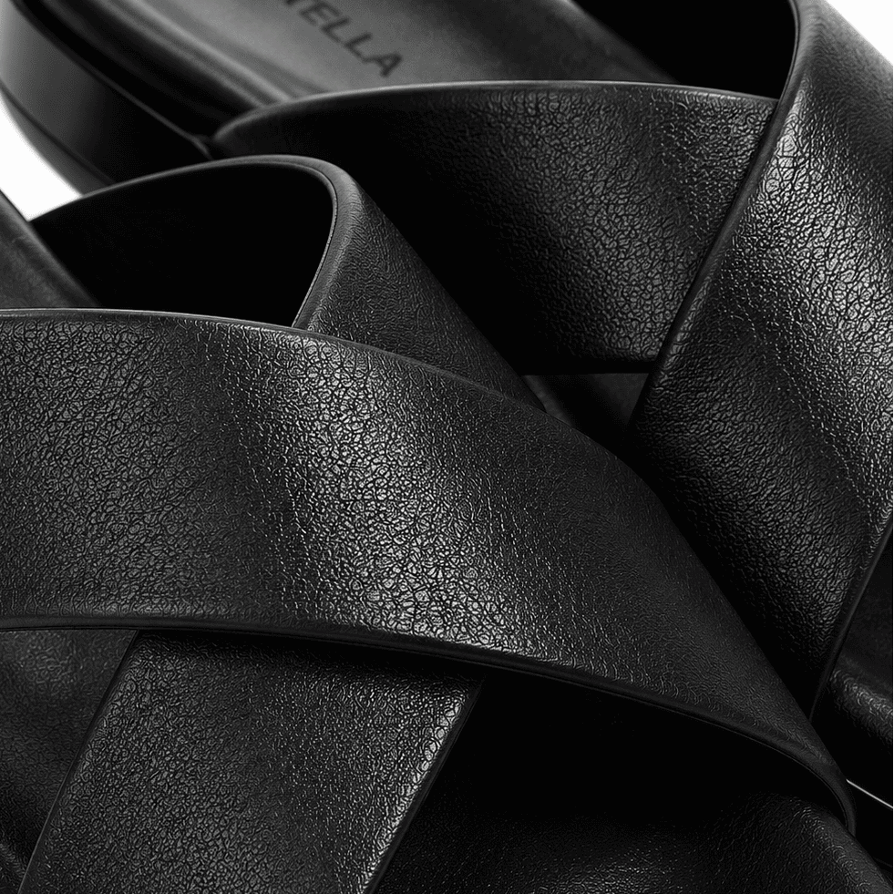 OSTELLA™ | Sandales Croisées Noir