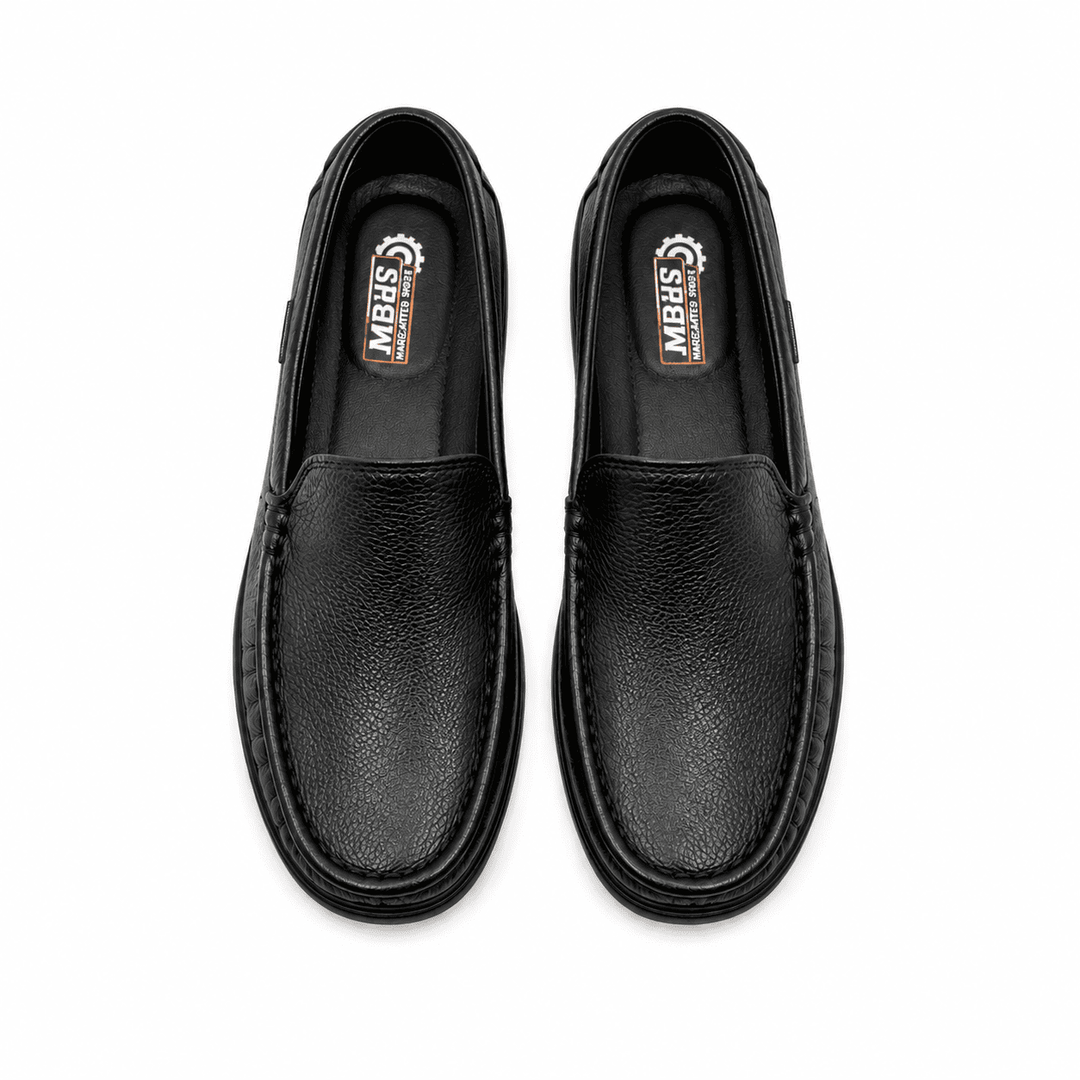 OSTELLA™ | Mocassins en Cuir Noir