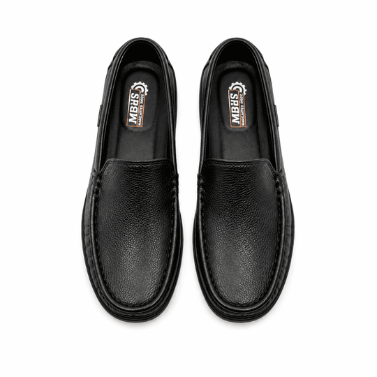 OSTELLA™ | Mocassins en Cuir Noir