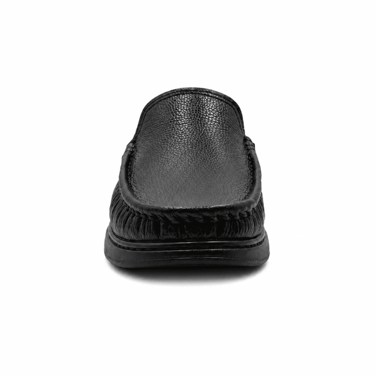 OSTELLA™ | Mocassins en Cuir Noir