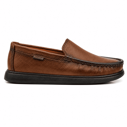 OSTELLA™ | Mocassins en Cuir Marron