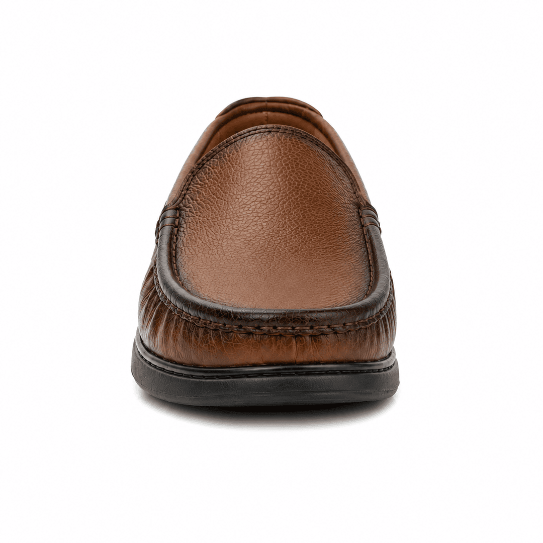 OSTELLA™ | Mocassins en Cuir Marron