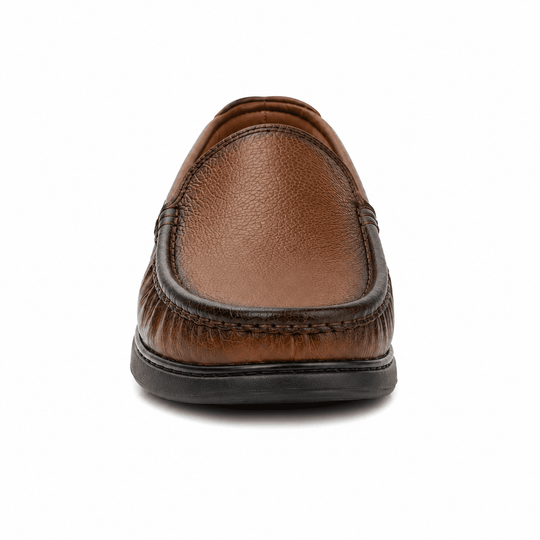 OSTELLA™ | Mocassins en Cuir Marron
